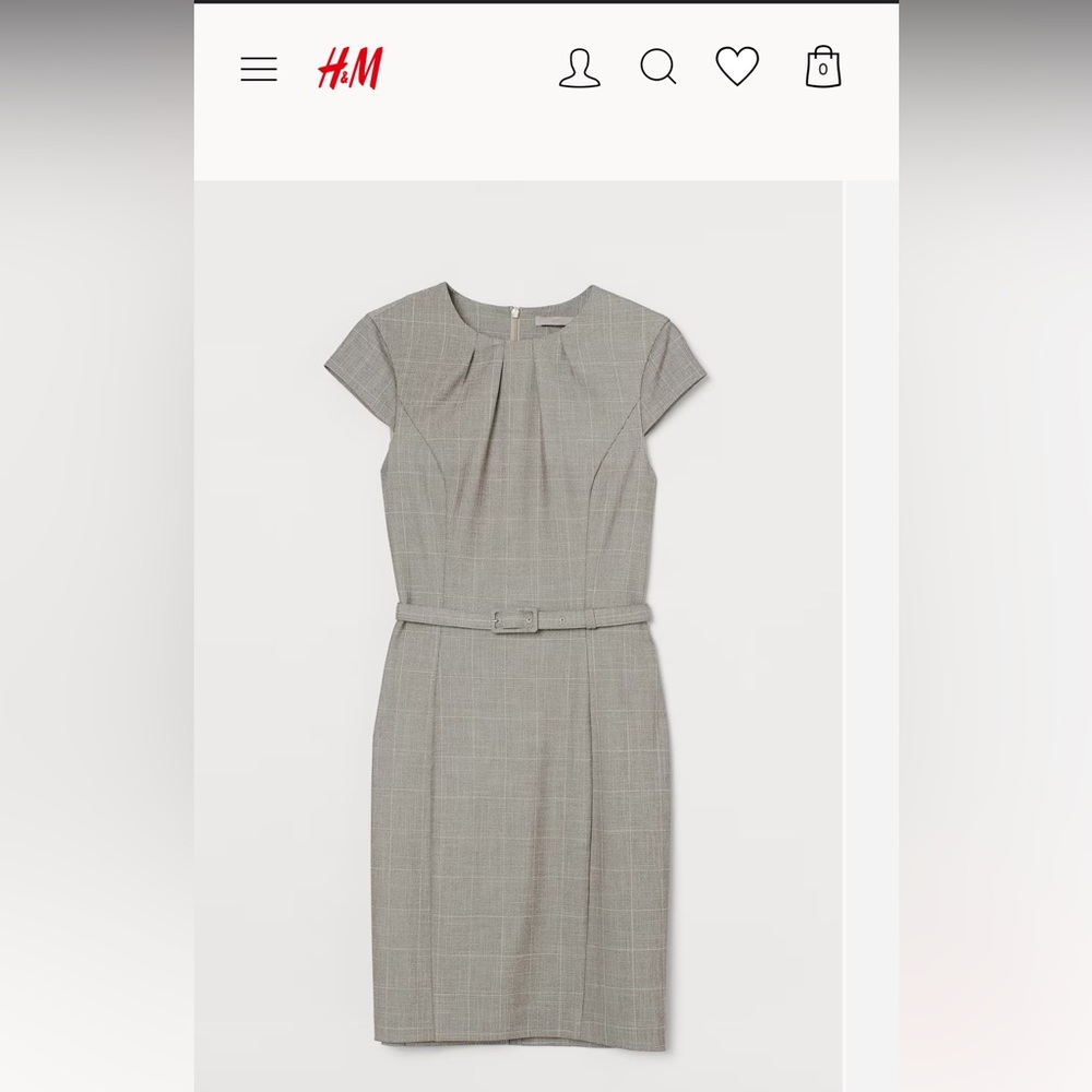 H&M Black Work Dress